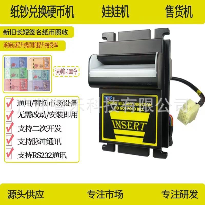 La máquina superior del dinero de papel identifica más nuevo