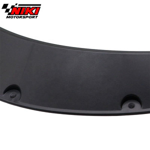 Garde-boue de protection des sourcils, <span class=keywords><strong>4</strong></span> pièces, universel et noir, arc de roues, autocollant, garde-boue de voiture - Product Image 4