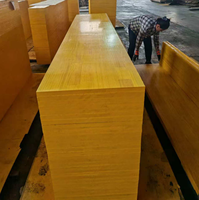 Panel de Contrachapado de Abeto y Pino para Encofrado de Hormigón, Panel de Contrachapado de 3 Capas, 21mm 27mm, Contrachapado Impermeable para Encofrado