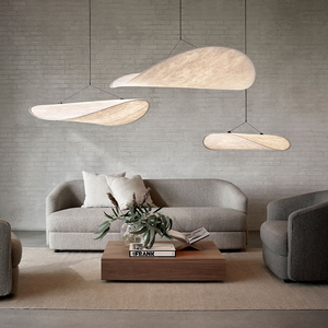 <span class=keywords><strong>Lustre</strong></span> en tissu de soie d'art <span class=keywords><strong>scandinave</strong></span>, luminaire simple pour <span class=keywords><strong>chambre</strong></span> à coucher, B&B, salle à manger - Product Image 6