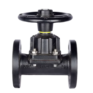 Diafragma de cierre manual anticorrosión de hierro dúctil con brida PN10/PN16 y sello de goma suave - Product Image 6