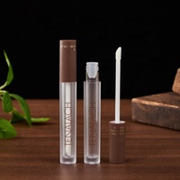Tubes de brillant à lèvres vides en PETG couleur bonbon, mignons, avec sérigraphie pour emballage cosmétique et impression personnalisée en gros