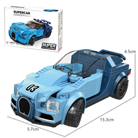 Wange 2873 Bloques de Construcción de Coche, Superdeportivo Creativo MOC, Decoración de Escena Urbana, Juego de Bloques de Construcción Educativos para Niños, Regalo