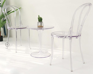 Bàn Trà Nhỏ Tùy Chỉnh Nhẹ Hiện Đại Sang Trọng Bàn Cà Phê Căn Hộ Nhỏ Bàn Tròn Trong Suốt Ấm Trà Acrylic Ngoài Trời - Product Image 5
