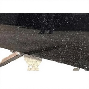 Dalles de revêtement mural en granit noir Galaxy, finition antique, grandes dalles, design moderne, pour usage extérieur - Product Image 1