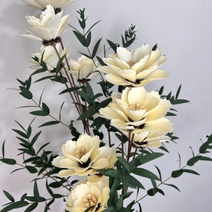 Arreglo Floral de Peonías de Madera Hecho a Mano, Decoración Nueva 2026, Personalizado para Bodas, Interior Minimalista, Suministros al por Mayor de Larga Duración, Navidad - Product Image 4