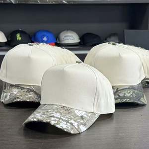 Gorra de Béisbol Unisex con Logotipo Bordado de Leopardo y Camuflaje Forestal Personalizado, Gorra Snapback de 5 Paneles de Alta Calidad para Deportes al Aire Libre - Product Image 2