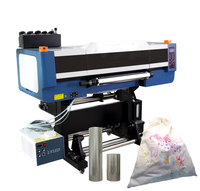 Imprimante textile entièrement automatique Qinyu 60 cm 3D DTF pour impression sur mousse et encre UV avec têtes Epson I3200