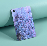 Nouvelle conception de plaque en acrylique marbré à découpe laser, feuille d'acrylique marbré colorée, vente chaude