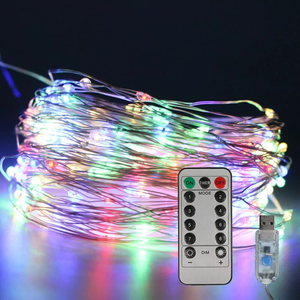 2M 20LED Fairy <strong>Lights</strong> USB 5V1A Remote Control <strong>Timer</strong> Christmas Fairy <strong>Light</strong> 8 Working Modes DIY Fairy String <strong>Light</strong> for <strong>Xmas</strong> Decor - Product Image 5