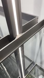 خزانة ملابس منخفضة السعر مزودة بنظام الأقطاب من الألومنيوم سهلة التركيب مع إطار معدني خزانة خزانة ملابس مخزنة من الألومنيوم - Product Image 5