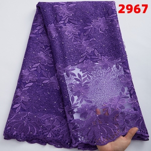 <span class=keywords><strong>Tissu</strong></span> en dentelle africaine 2021 de haute qualité, dentelle nigériane française en maille, fournisseurs de tissus pas chers, <span class=keywords><strong>tissu</strong></span> en tulle brodé 2967 - Product Image 6