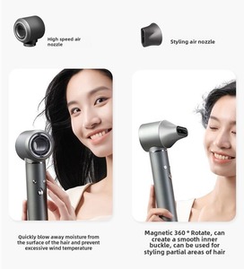5 1 Ionic Auto Wrap Hair <strong>Styler</strong> High Speed Hot Air Blow Dryer Diffuser For Drying Curling Massage Hot Air Hair Dryer Comb