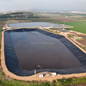 Géomembrane HDPE de 40 mil d'épaisseur et 30 m de longueur pour la couverture des bassins d'élevage de poissons - Product Image 6