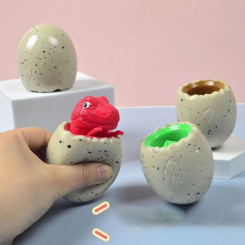Squeeze Dinosaur Egg Cup Toy Dinosaur Cup Pinch Fun Funny Spoof Children's Gift Vent Ball Slow Rebound Decompression of Artifact