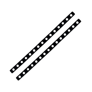 Bande de connexion pour cintres de magasin de vêtements, sangle en cuir, ensemble de pinces pour pantalons, bande de liaison spéciale, chaîne en plastique, sangle transparente 100% - Product Image 5