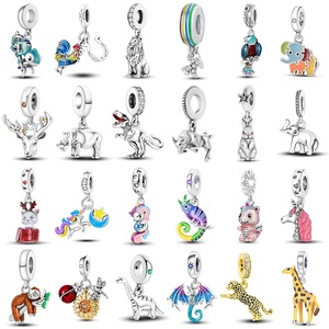 Série Animaux Mignons - Perles Breloques en Argent Sterling S925 <span class=keywords><strong>au</strong></span> Design Original - Accessoires DIY pour la Fabrication de Bracelets et Colliers - Cadeaux - Product Image 1