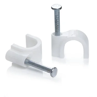 Clips de câble plat en plastique PE ou PP avec acier