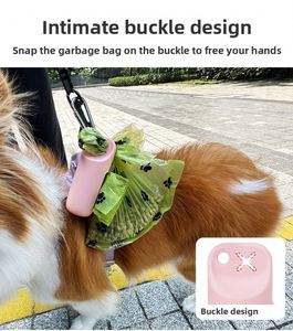 Promotion Custom Logo Portable <b>Dog</b> Walking Poop Garbage <b>Box</b> Dispenser <b>Dog</b> Poop Bag Organizer With Carabiner - Product Image 4