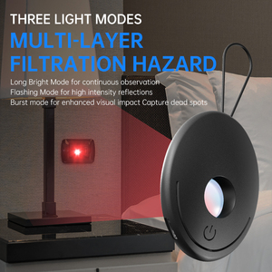 Détecteur de caméra cachée portable personnel balayage laser de précision détecteur de caméra sans fil infrarouge anti-espion pour les toilettes d'hôtel - Product Image 6