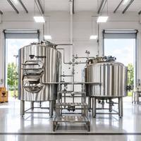 Équipement de brasserie miniature 500L en acier inoxydable