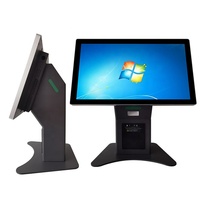 Tableta POS de escritorio para pedidos de restaurantes PC de mesa NFC con conectividad WiFi de memoria de Windows y Android 4GB