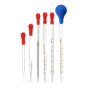 Pipette graduée de transfert 5 ml avec bulbe en caoutchouc, outil de laboratoire manuel en plastique avec graduations pour une mesure précise des liquides - Product Image 4