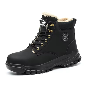 Botas de senderismo para uso en exteriores, zapatos para hombre con altura media a la pantorrilla, impermeables y antideslizantes para hombre - Product Image 1