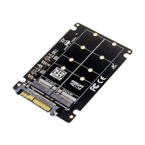 محول تخزين U.<span class=keywords><strong>2</strong></span> SFF-8639 إلى <span class=keywords><strong>M</strong></span>.<span class=keywords><strong>2</strong></span> B-Key SATA NGFF و <span class=keywords><strong>M</strong></span>.<span class=keywords><strong>2</strong></span> <span class=keywords><strong>M</strong></span>-Key NVMe SSD لتوسيع التخزين في أجهزة الكمبيوتر المكتبية - Product Image 1