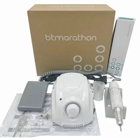 Ponceuse à Ongles Électrique 65W BTMarathon Champion-3, Machine de Manucure 35K SH20N, Manche de Polissage et de Fraisage, Outil de Polissage d'Ongles