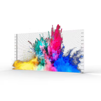 Vente en gros Personnalisation Led Crystal Film Écran Led Transparent P6.5 Adhésif Led Affichage