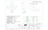 Connecteurs DIN en angle droit HX Factory Direct MDC-4-19BA Série MDC, base mini DIN femelle, coque en fer, prise pour clavier