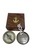Antique Brass Flat <b>Compass</b> Handcrafted 1917 Poem <b>Compass</b> with Brown Wooden Box Nautical Digital Dial Display for Hiking Camping - Product Image 4
