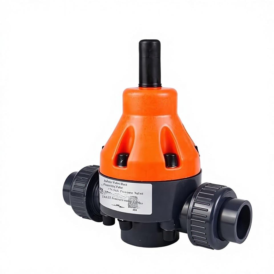 UPVC Plastic Back Pressure Safety Valve Dosing Device One-Way Acid ...