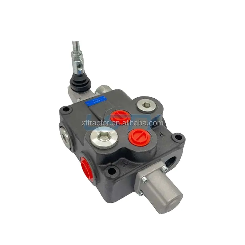 Válvula de controle direcional hidráulico para trator, válvula monobloco distribuidora hidráulica série SD18 operada por joystick