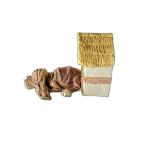 Figurine de chien Elizabeth Miles Fido, chien dans une niche, <span class=keywords><strong>Basset</strong></span> <span class=keywords><strong>Hound</strong></span> ou serre-livres, statue en résine de collection - Product Image 3