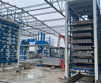 Presse hydraulique automatique pour béton QT15-15 Machine à briques Palette en bois pour l'industrie du bâtiment pour la fabrication de blocs avec salle de durcissement
