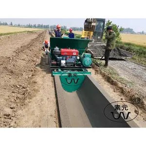 Hersteller automatische Wasserkanal-Blättungsmaschine Individualisierung Drainage Graben Straßenbau-Maschine