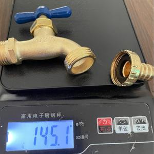 Robinet en laiton Bibcock 1/2 pouce, montage mural, anti-corrosion, poli, robinet de jardin - Product Image 4