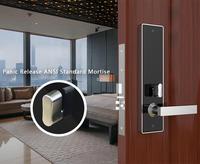 ORBITA E4041 304 llave de bloqueo de tarjeta pulida de acero inoxidable/auricular/desbloqueo de tarjeta Sistema de Gestión de software Bloqueo de hotel antirrobo