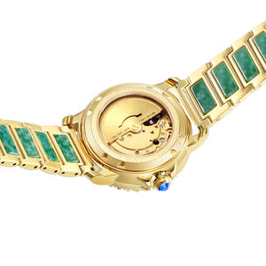 Original Design Jadeite <b>Bracelet</b> Stainless Steel Automatic <b>Watch</b> Luxury Mechanical Jade <b>Watch</b> for <b>Men</b> - Product Image 4