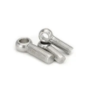 China factory price CNC SS304 custom fastener screws ring bolt eye bolt DIN444 GB98 eye bolt