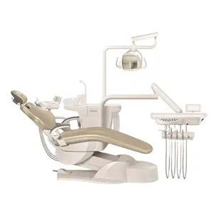 Oben montierter Zahnarzt stuhl China Fuß steuerung Elektromotor Zahnarzt stuhl