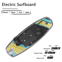 Planche de surf électrique hydrofoil en fibre de carbone haute performance 72v, contrôle intelligent, accélération ultra-rapide, sac inclus pour enfants