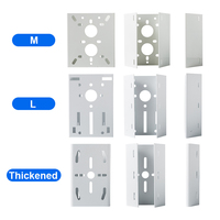 Plaques de montage sur colonne en acier inoxydable 2026 – Adaptateur de fixation polyvalent pour caméras PTZ montées sur panneau ou tuyau – Accessoires de surveillance CCTV