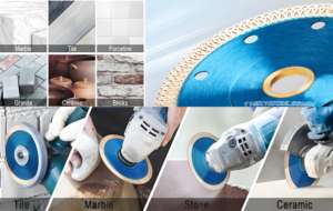 Disque diamanté industriel OEM Turbo 125 mm, soudé haute fréquence, pour meuleuse d'angle, pour céramique, granit, marbre, carrelage en porcelaine, bleu fritté - Product Image 6