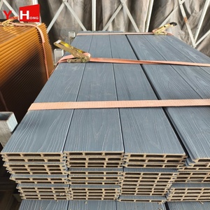 Valla <span class=keywords><strong>de</strong></span> WPC <span class=keywords><strong>de</strong></span> Diseño Moderno, Paneles Decorativos <span class=keywords><strong>para</strong></span> Exteriores, Valla <span class=keywords><strong>de</strong></span> Jardín Compuesta con Aspecto <span class=keywords><strong>de</strong></span> Madera 3D y Poste <span class=keywords><strong>de</strong></span> Aluminio - Product Image 4