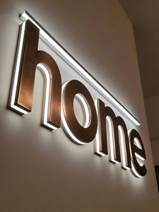 Letreros Retroiluminados de Alta Luminosidad Personalizados, Letreros de Acero Inoxidable para Negocios y Tiendas, Letreros 3D con Letras LED, Logotipo LED para Interiores, Letrero LED para Fachada de Tienda - Product Image 3