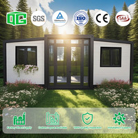 Maison préfabriquée extensible en conteneur 20FT 30FT 40FT, 2 ou 3 chambres, avec panneaux sandwich pour usage résidentiel