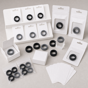 เคสซิลิโคน Oura Ring 5/4 Galaxy Ring RingConn Ultrahuman พร้อมการ์ดป้องกันแบบ Blister Card สำหรับขายปลีกและขายส่ง - Product Image 5